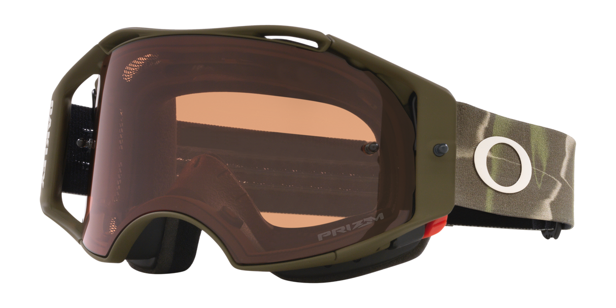 Oakley Goggles Airbrake Mtb Dark Brush Camo With Prizm Mx Bronze