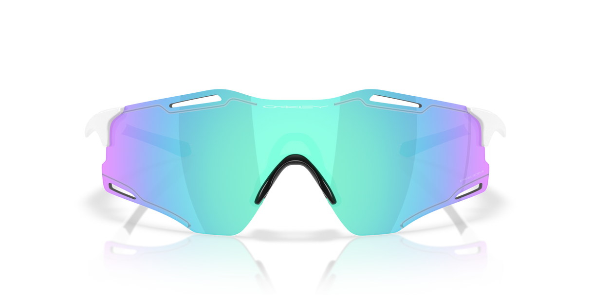 Oakley Sunglasses Cybr Zero - Polished White With Prizm Sapphire