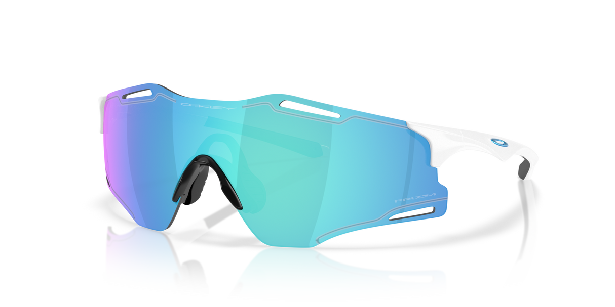 Oakley Sunglasses Cybr Zero - Polished White With Prizm Sapphire