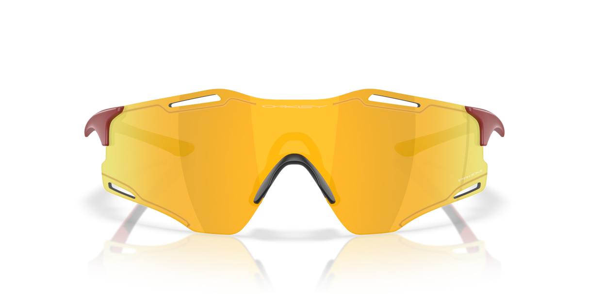 Oakley Sunglasses Cybr Zero - Matte Iron Red With Prizm 24k