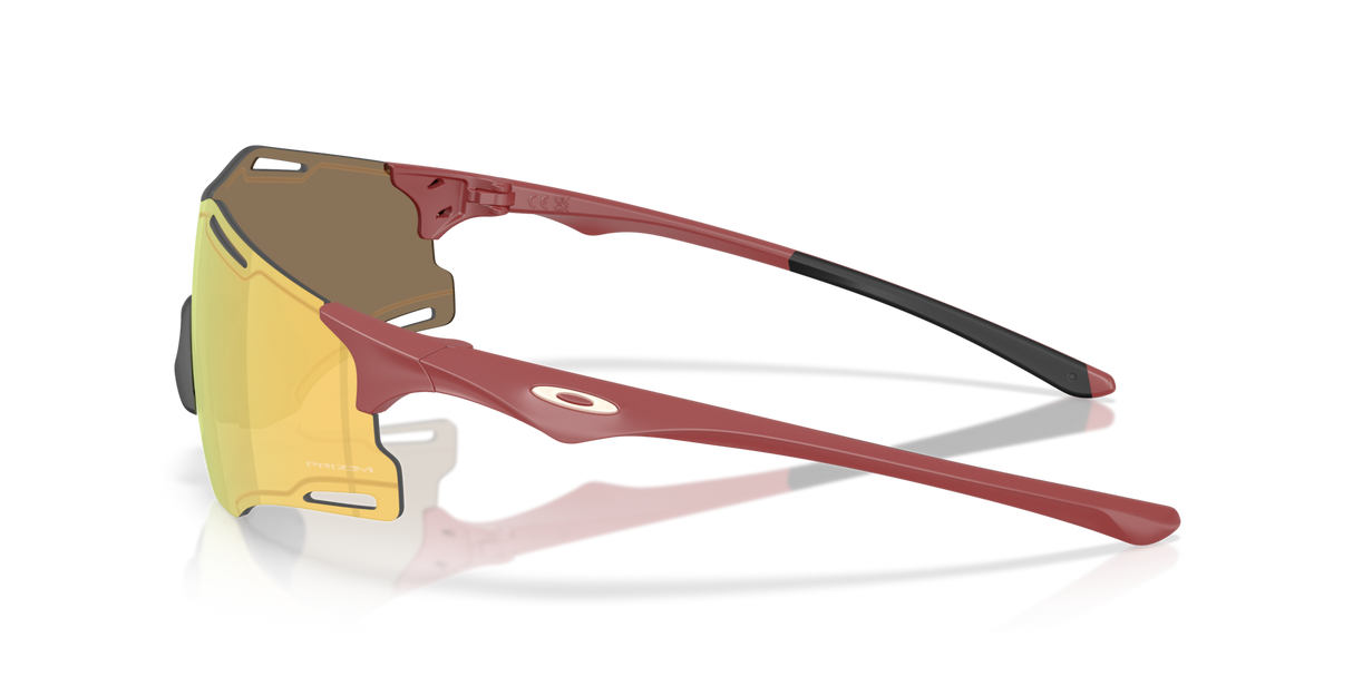 Oakley Sunglasses Cybr Zero - Matte Iron Red With Prizm 24k