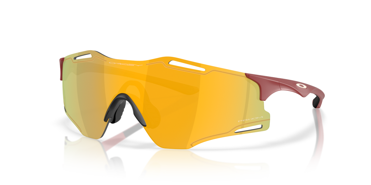 Oakley Sunglasses Cybr Zero - Matte Iron Red With Prizm 24k