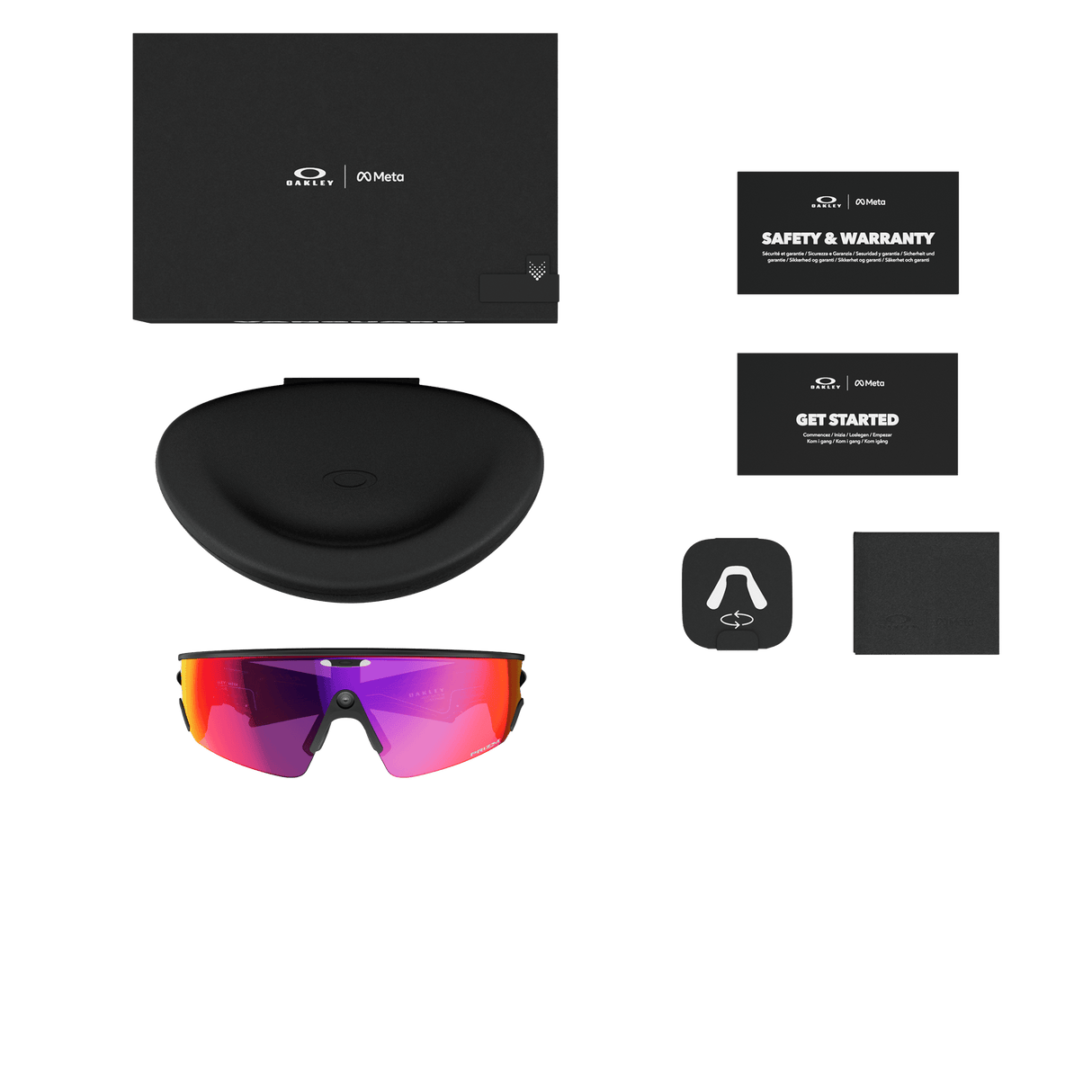 Oakley Sunglasses Meta Vanguard Black W/ Prizm Road