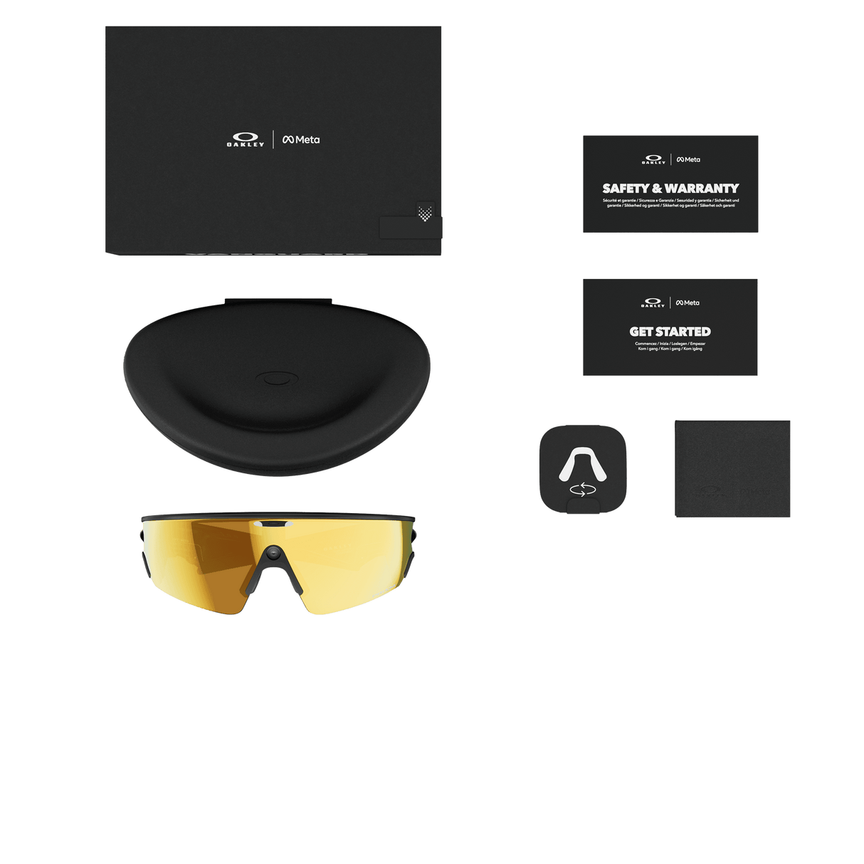 Oakley Sunglasses Meta Vanguard Black W/ Prizm 24k