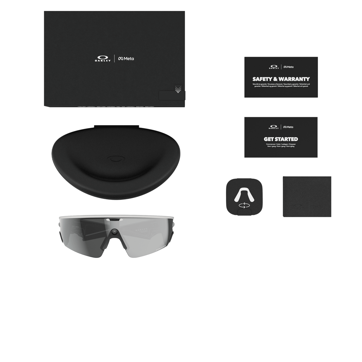 Oakley Sunglasses Meta Vanguard White W/ Prizm Black