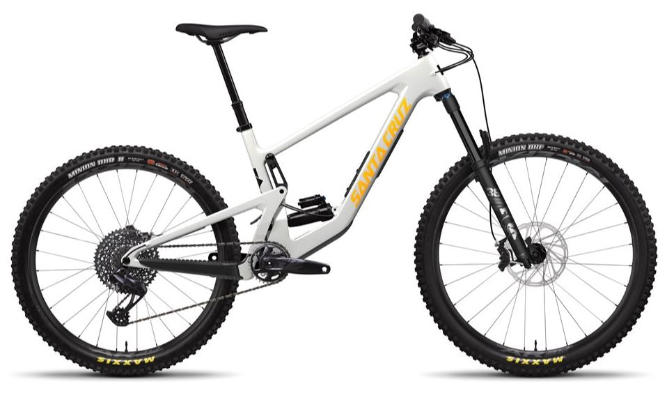 Santa Cruz 2024 Bronson 4 C - S-kit Rs Sds+ Mx - Gloss Chalk White - Medium