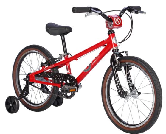 Byk E350 18" - Inc Training Wheels (red)