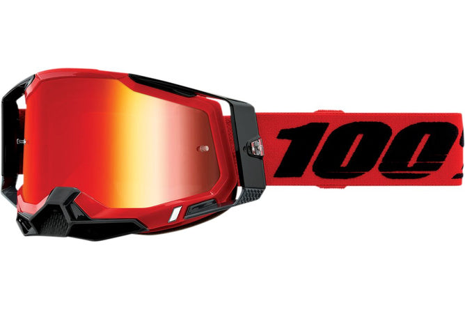 100% Goggle Racecraft 2 Red - Mirror Red