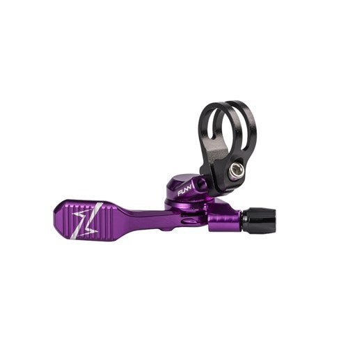 Funn Dropper Remote Lever - Adjustable - Sram Compatible - Inc Round Bar Clamp [cl:purple]
