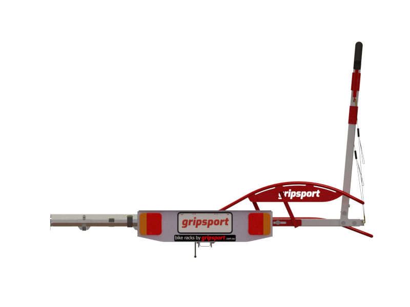 Grip Sport Gs-urban+ Tilting 2 Bike Rack W/ramp And Lights (7 Pin Flat Plug Incl) (50mm Hitch Or Towball Option)
