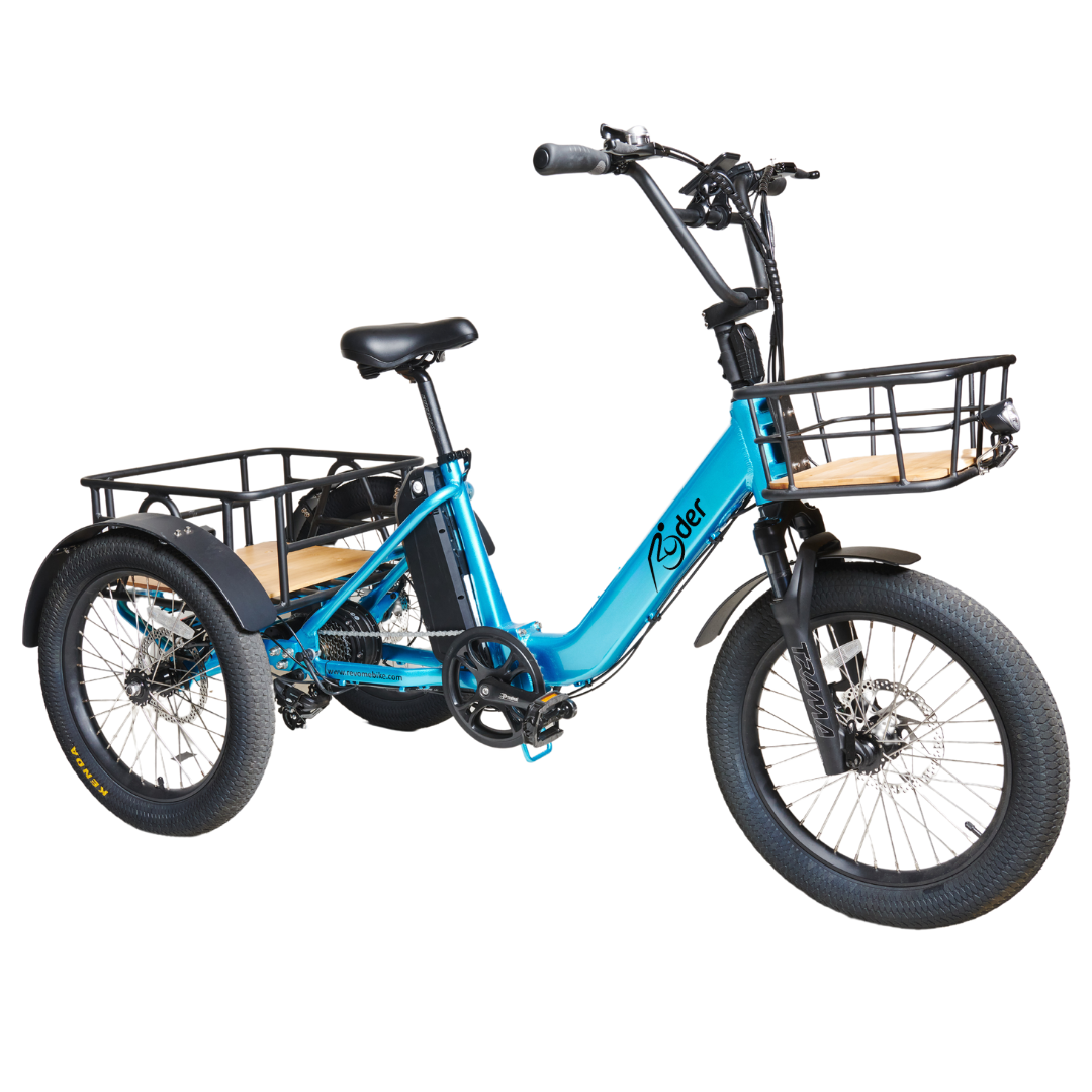 Ryder Electric Trike - Mover Cargo - 20" Wheels - Blue