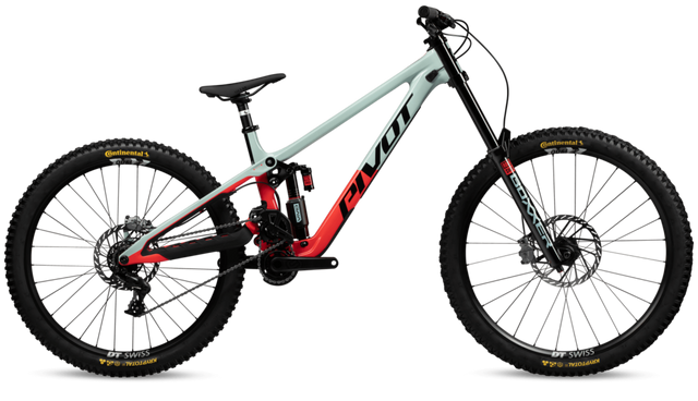 Pivot 2025 Phoenix Carbon Red Mint Large (s1 - Small)  - Ride Gx Build W/ Rockshox Vivid