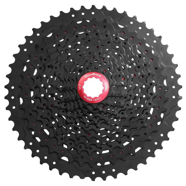 Sunrace Cassette Mz91x - 10-50t - 12-speed - Sram Xd Compatible - Black Chrome