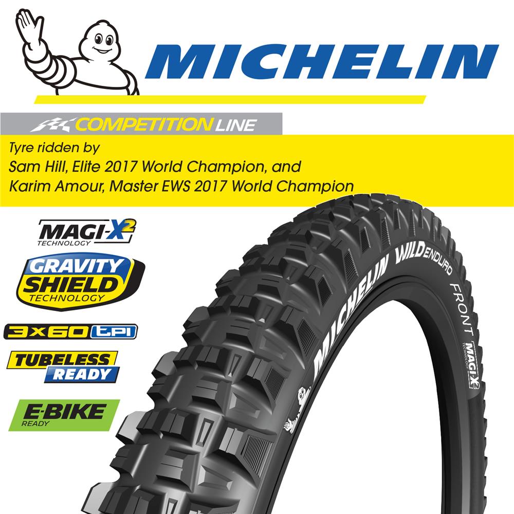 Michelin Tyre - Wild Enduro Front Magi-x2 (hard / Mixed Compound) - 27.5" X 2.4