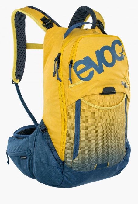 Evoc Trail Pro 16l Backpack - Curry/ Denim L/xl