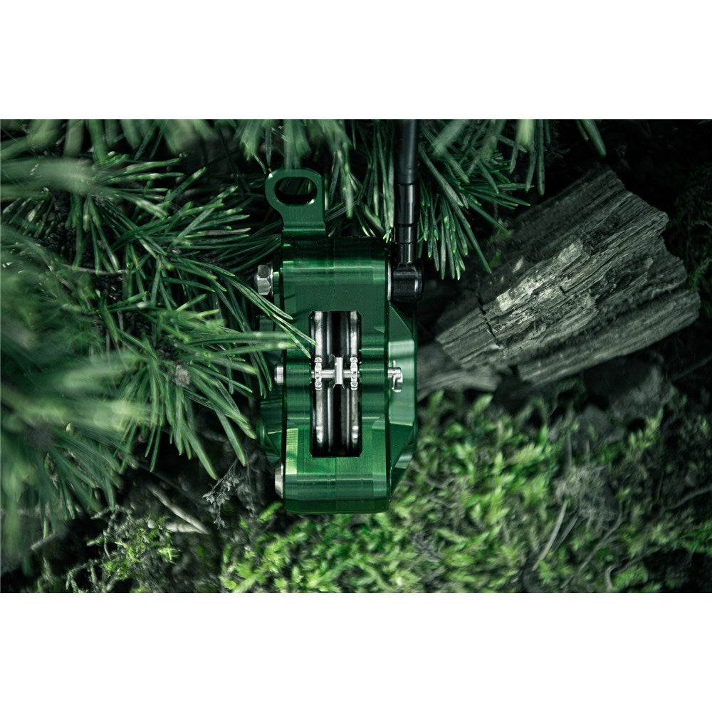 Trickstuff Brakeset - Direttissima - Kevlar Black Hose - Front & Rear - Forest Green - Limited Edition - Set 8 Of 250