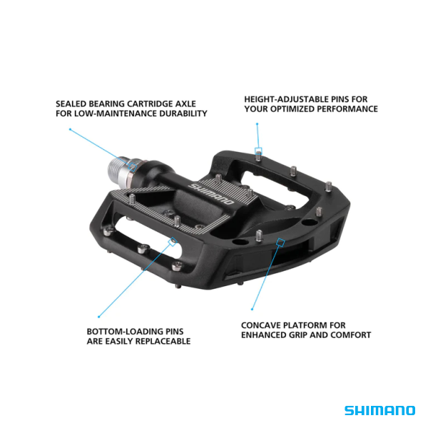 Shimano Pedals - Pd-gr500 - Flat Pedals