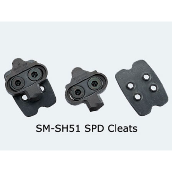 Shimano Spd Mtb Cleat Set - Sm-sh51 (single Release)