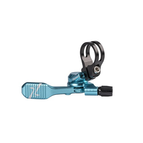 Funn Dropper Remote Lever - Adjustable - Sram Compatible - Inc Round Bar Clamp [cl:turquoise]