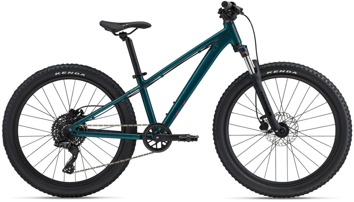 Liv 2024 Stp 24" Fs Kids Mtb - Deep Lake Green