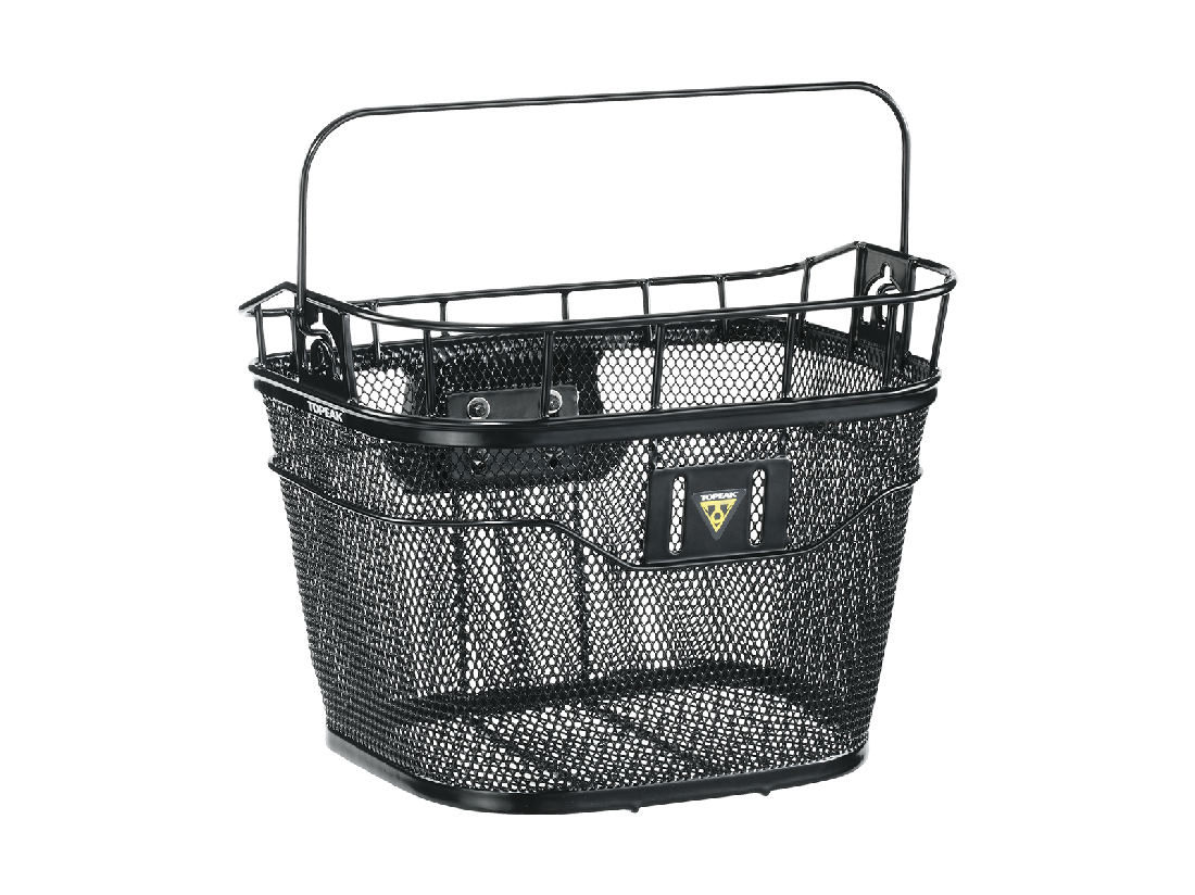 Topeak Basket - Front 16l Capacity Black Wire Mesh With Fixer 3