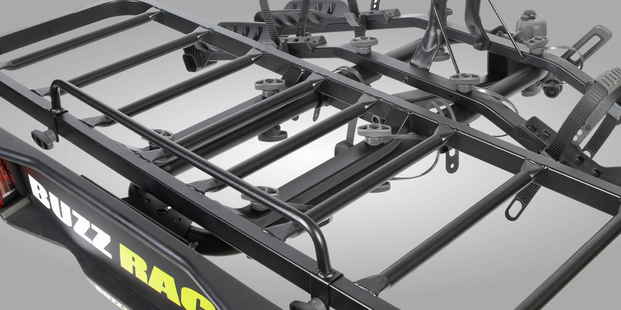 Buzzrack Twinbuzz - Modular Towball Mount Platform Race - 2 To 4 Bike - Max 60kg