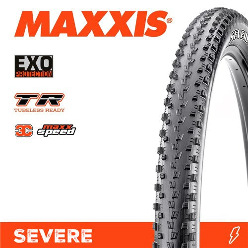Maxxis Tyre Severe 29" Tubeless Ready - 120 Tpi + E25 Rated