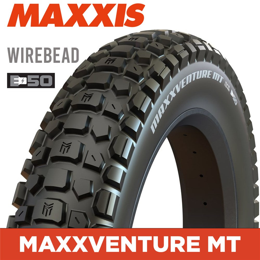 Maxxis Maxxventure Mt - 20 X 4.0 E-bike E50 - Wirebead - 2 Ply Puncture Resistance