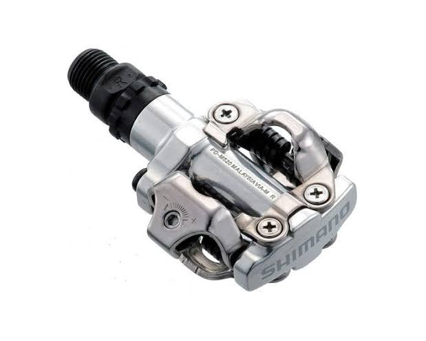 Shimano Pedals - Pd-m520 - Mtb Race Spd Pedals Silver