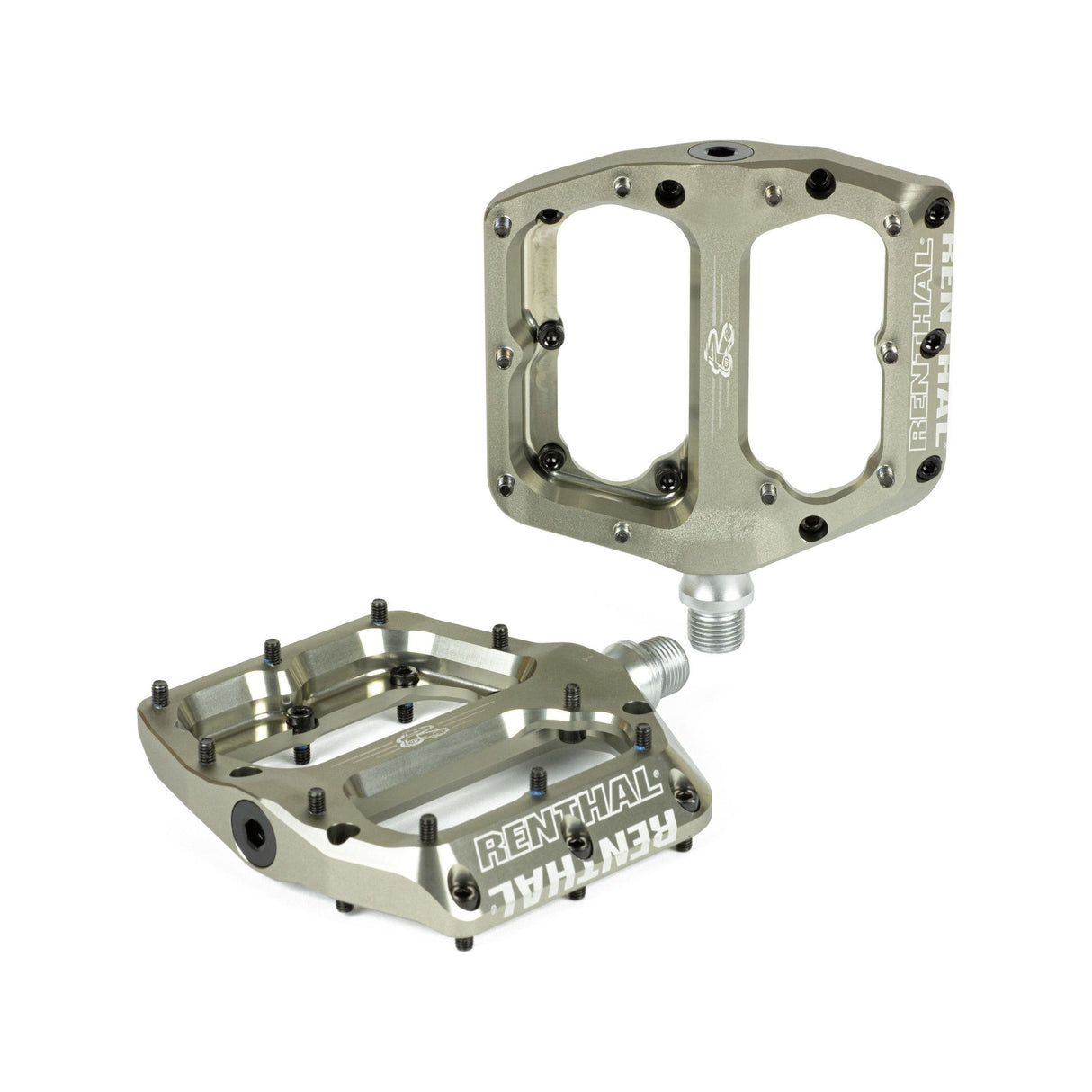 Renthal Pedal Revo-f Flat - Alloy Gold