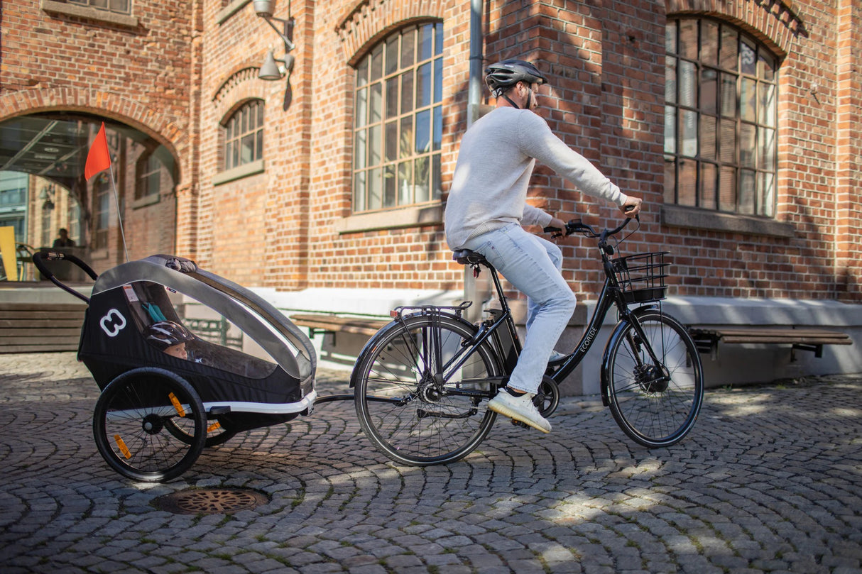 Hamax Traveller 2 Child Bike Trailer / Stroller - Blue