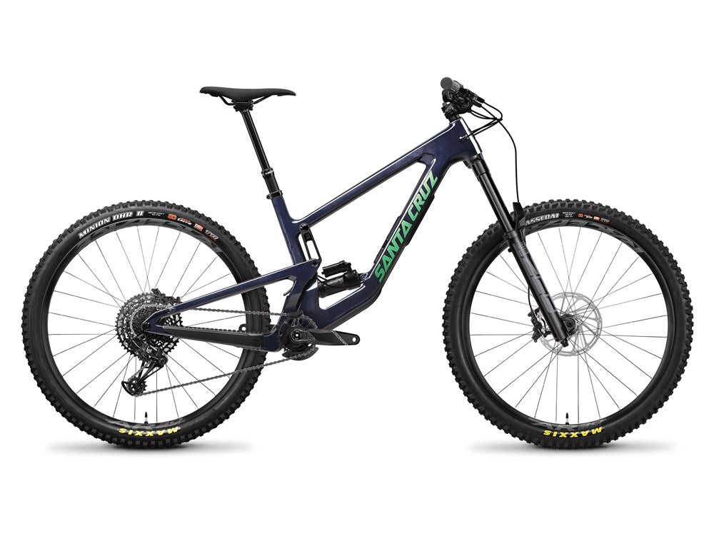 Santa Cruz 2022 Megatower 2 C - R Kit - 29 - Trans Blue - Fox Factory 38 Upgrade