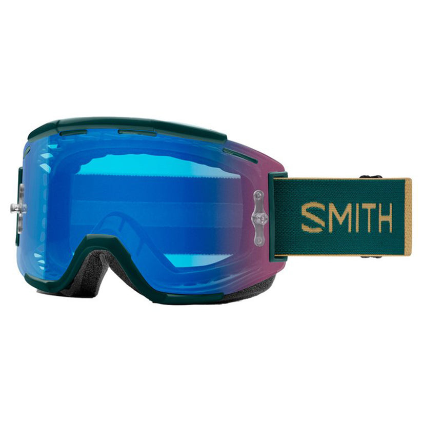 Smith Goggles - Squad Mtb - Spruce / Safari - Chromapop Everyday Green Mirror Plus Bonus Clear