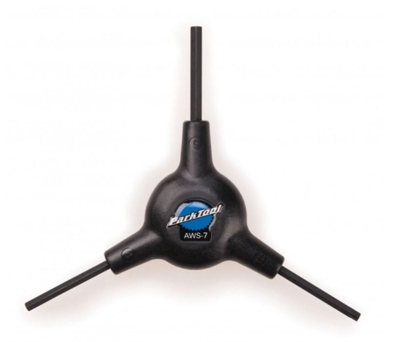 Park Tool Tri Key - Hex / Torx Tri Key 4mm, 5mm, T25 - Aws-7