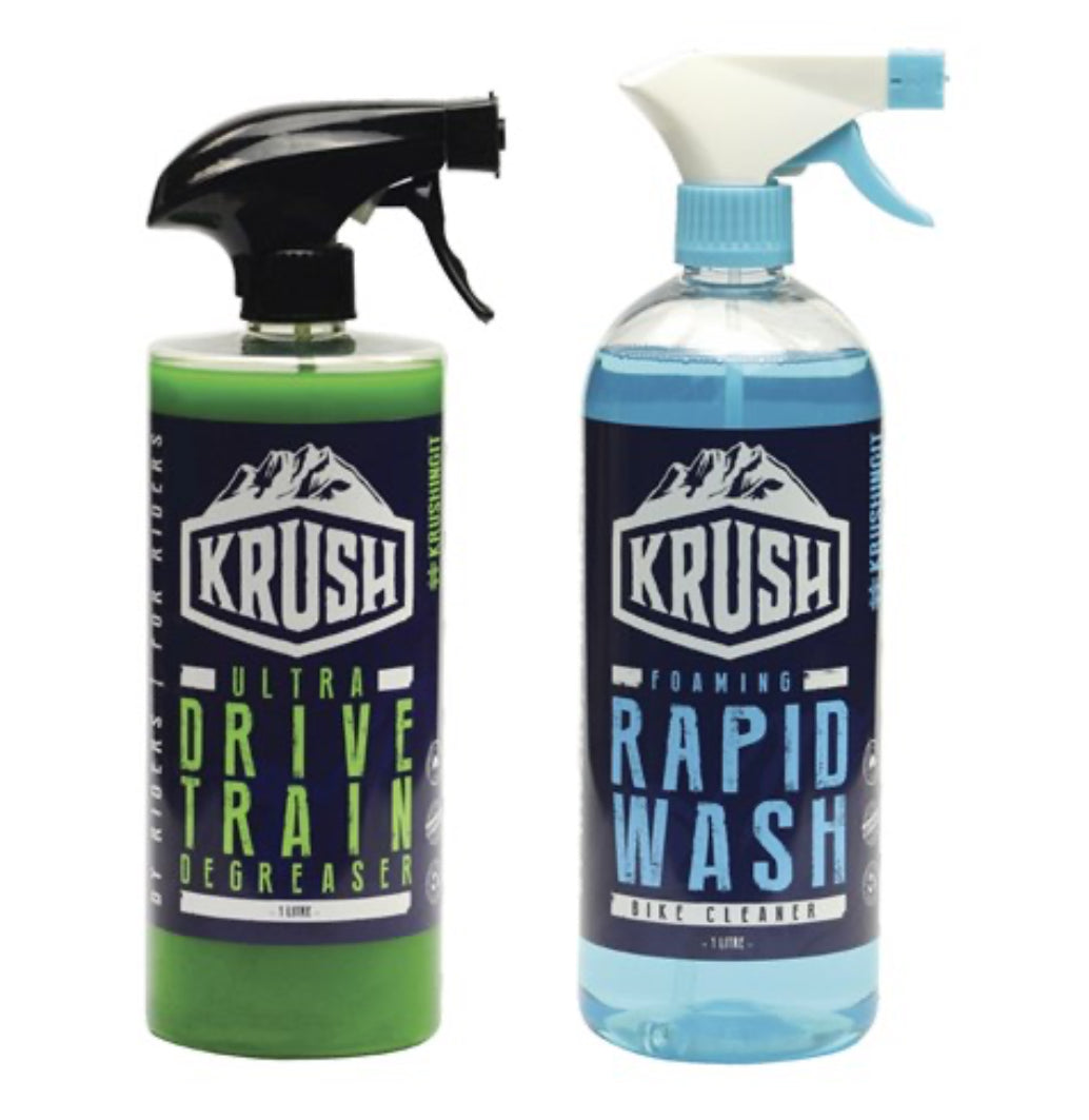 Krush Multi Pack - 1L Rapid Wash & 1L Degreaser