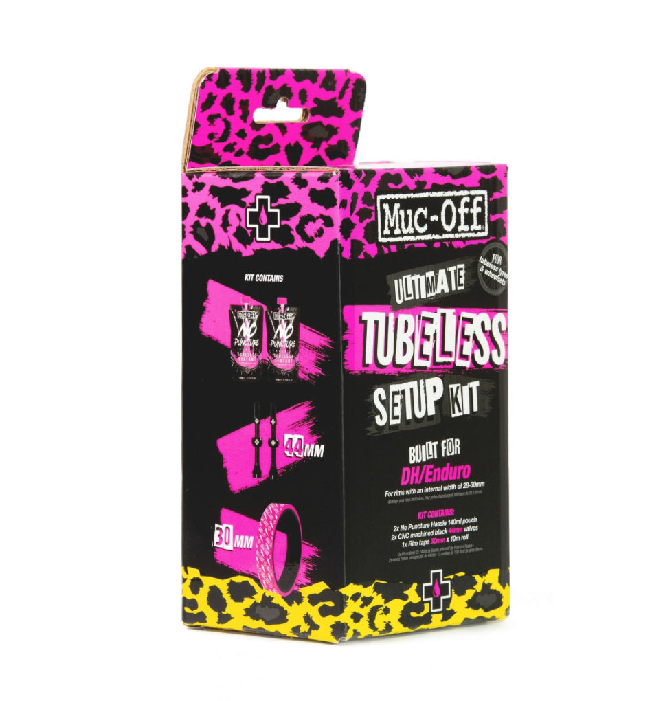 Muc-off Tubeless Setup Kit (28-30mm) Enduro/dh/trail Inc Valves
