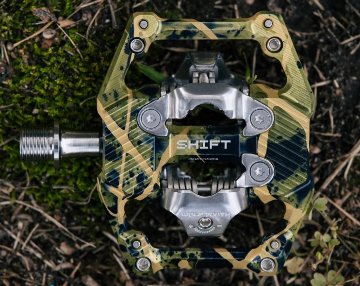 Wolf Tooth Pedals Shift Downhill Clipless - Limted Edition Camo