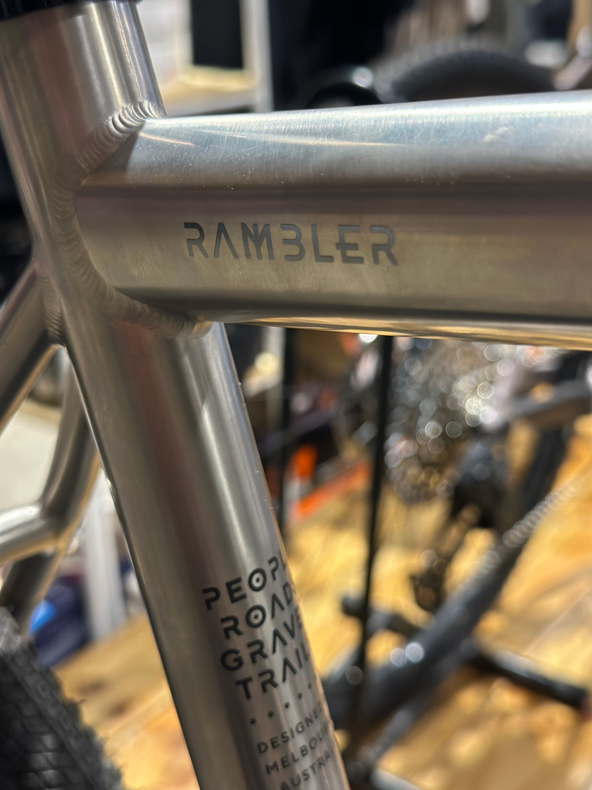 Wondercross Rambler - Titanium Gravel - Custom Build - Gx Axs / Rival + Dt Swiss G1800 Wheels - 56cm (large)