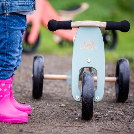 Kinderfeets Tiny Tot - 2 In 1 Trike To Balance Bike - Colour Sage