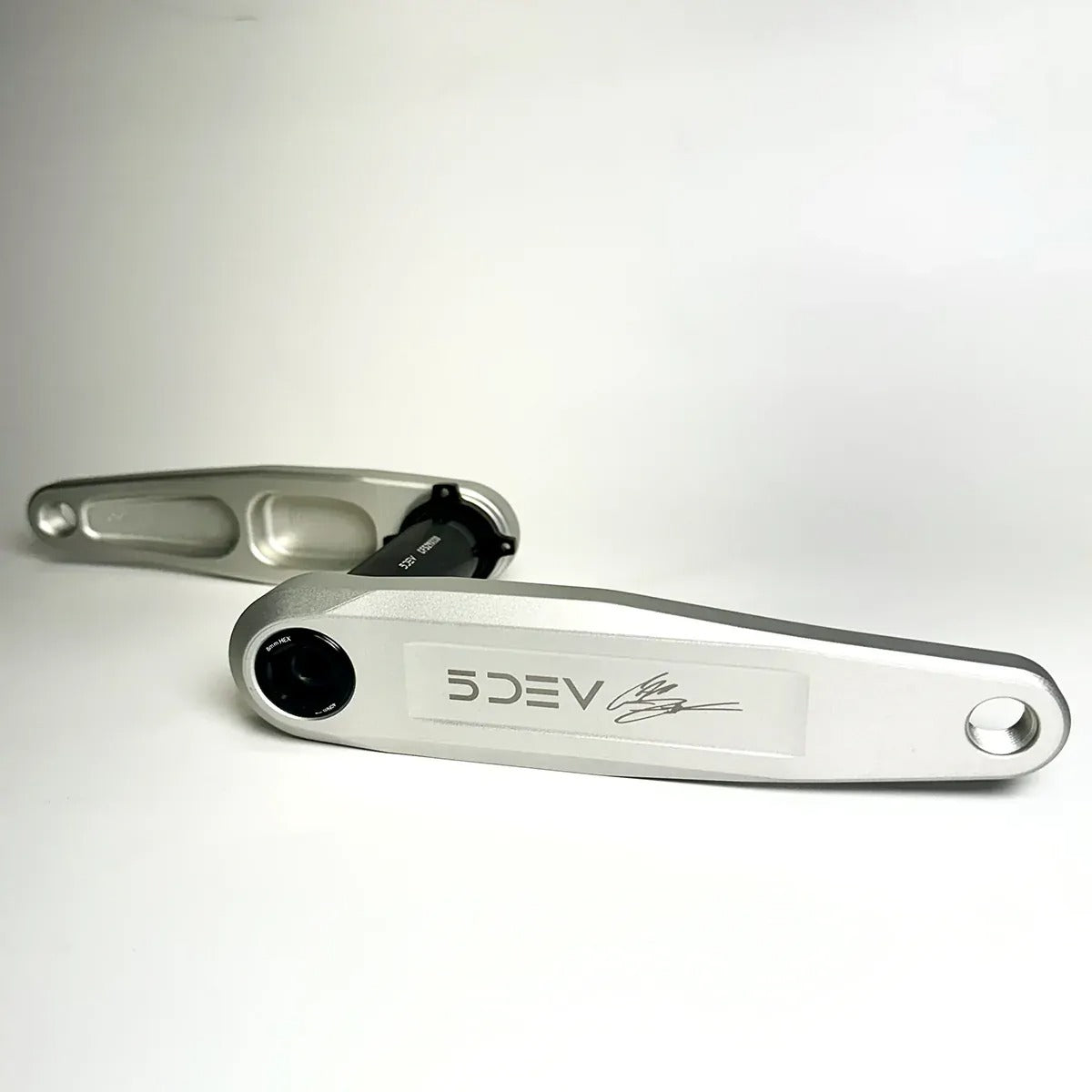 5dev Freeride Crankset Silver Raw 150mm 29 Dh Boost
