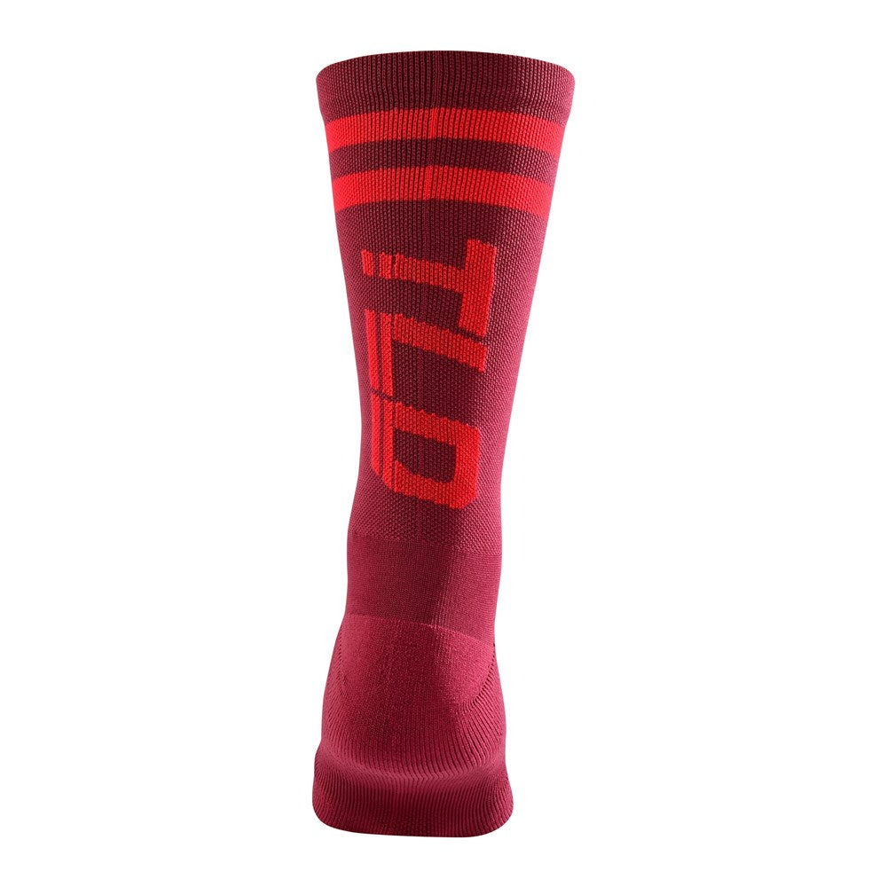 Tld 2023 Performance Crew Sock Speed Oxblood L/xl Us: 10-14