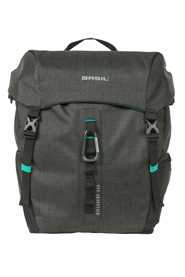 Basil Discovery Single Pannier Bag 9l - Black - 365d
