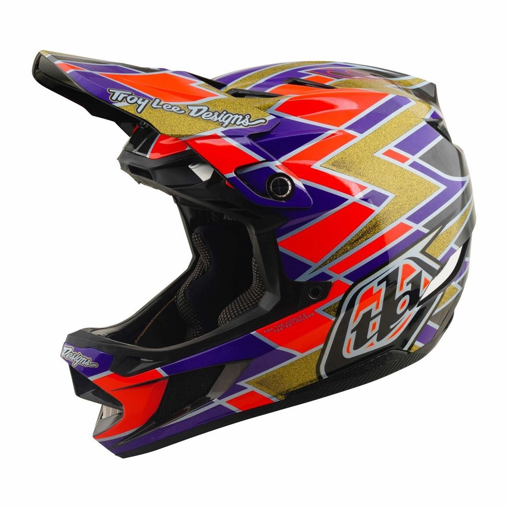 Tld 26.2 D4 Carbon Full Face Helmet Mips - Flush Violet - Med / Lge