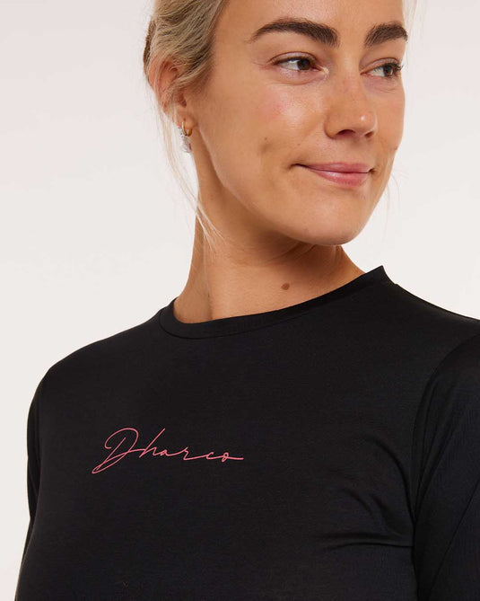 Dharco Womens Long Sleeve Tech Tee | Stealth [sz:large]
