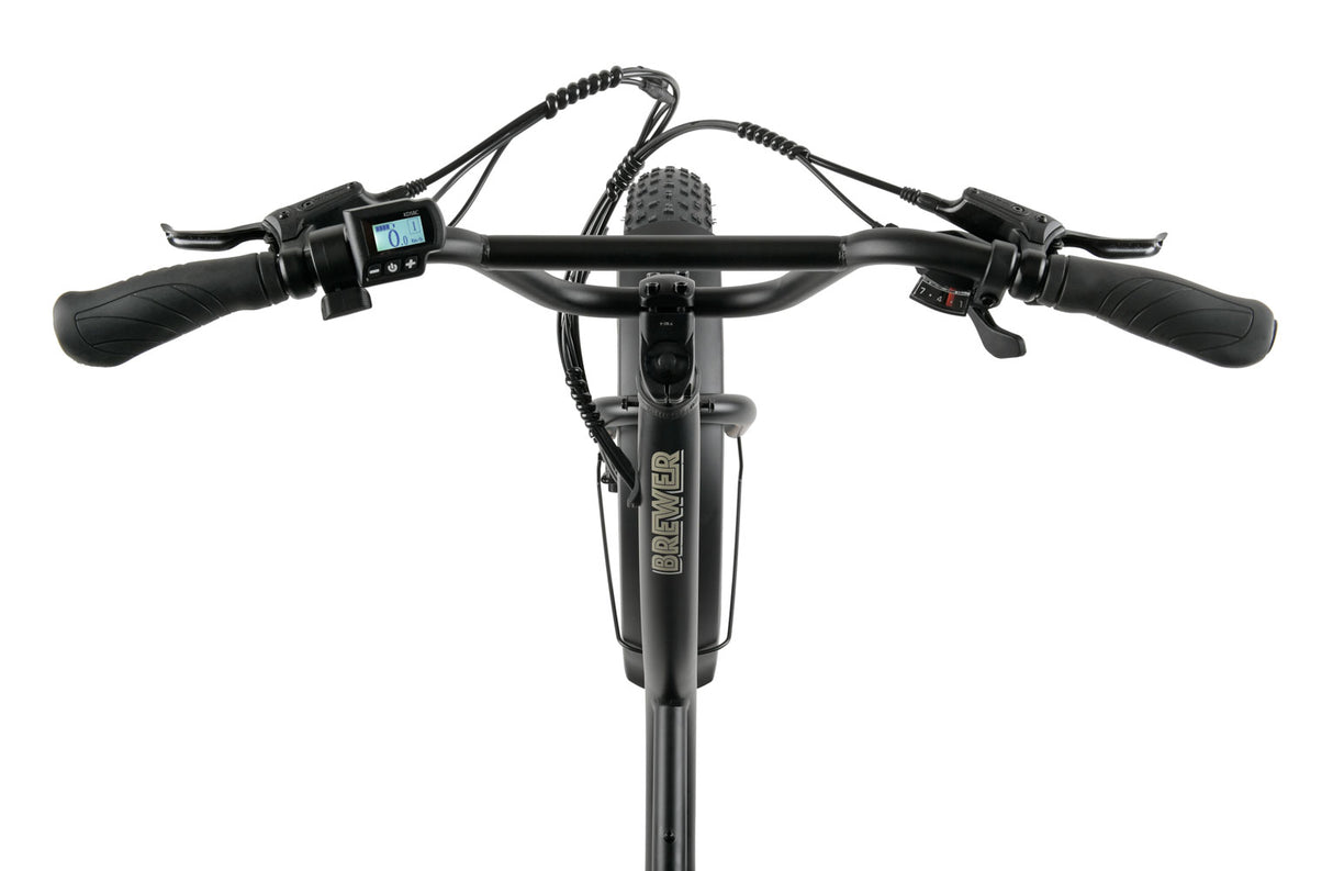 Pedal Brewer - Fat Tyre Cruiser With Bench Seat - 540wh - Unisex - Matte Black