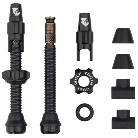 Wolf Tooth Clik Valve - Tubeless - Pair - 44mm - Black