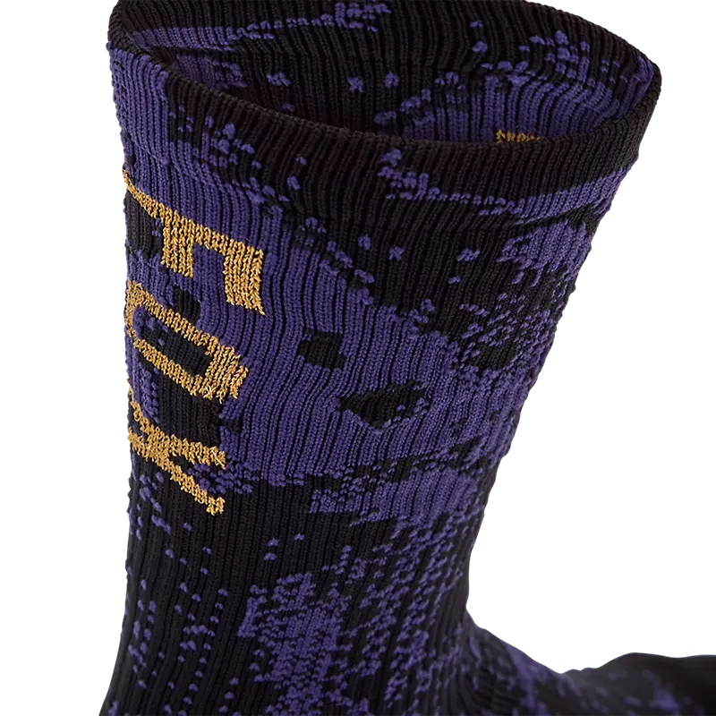Fox Racing 8" Ranger Sock Goldstone Limited Edition Purple