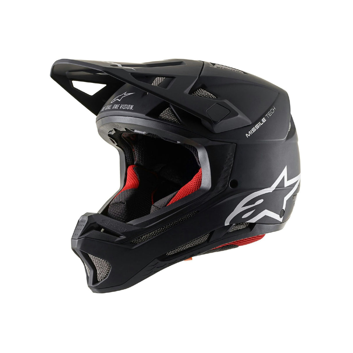 Alpinestars Missile Tech Fullface Helmet - MIPS - Solid Matt Black
