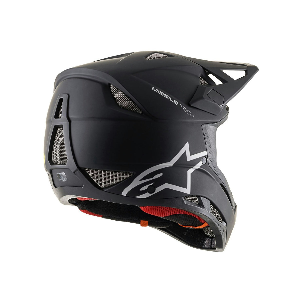 Alpinestars Missile Tech Fullface Helmet - MIPS - Solid Matt Black