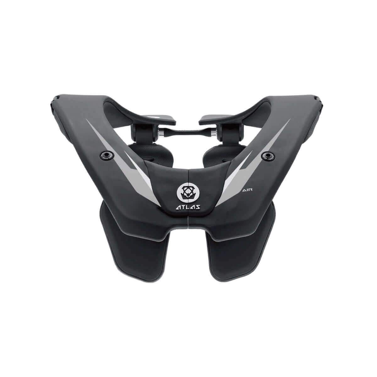 Atlas Air Neck Brace - BLACK/SILVER